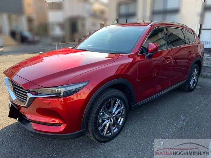 Mazda CX8 2019 màu đỏ pha lê 