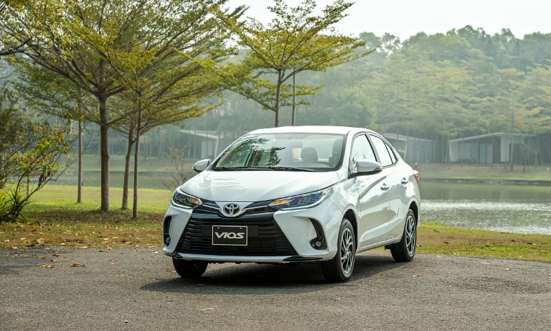 Toyota Vios có số lượng doanh số bán ra tại thị trường xếp hạng 2 năm 2021