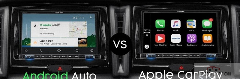 So sánh Apple CarPlay và Android Auto 3